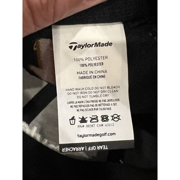 TaylorMade Mens Black Golf M1 PSi A-Flex Stretched Fitted Hat Size L/XL - Picture 9 of 10